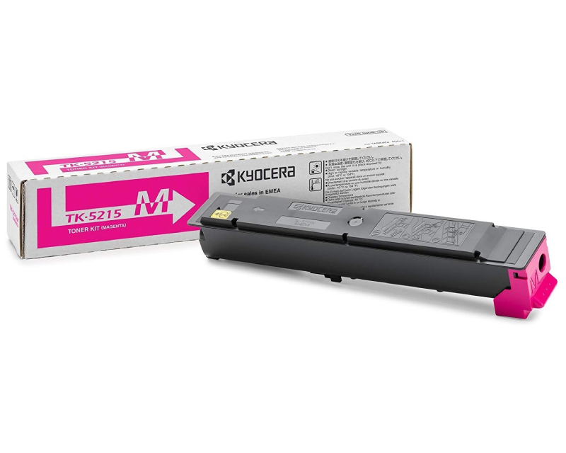 Kyocera Toner Magenta Cartridge, TK-5215M