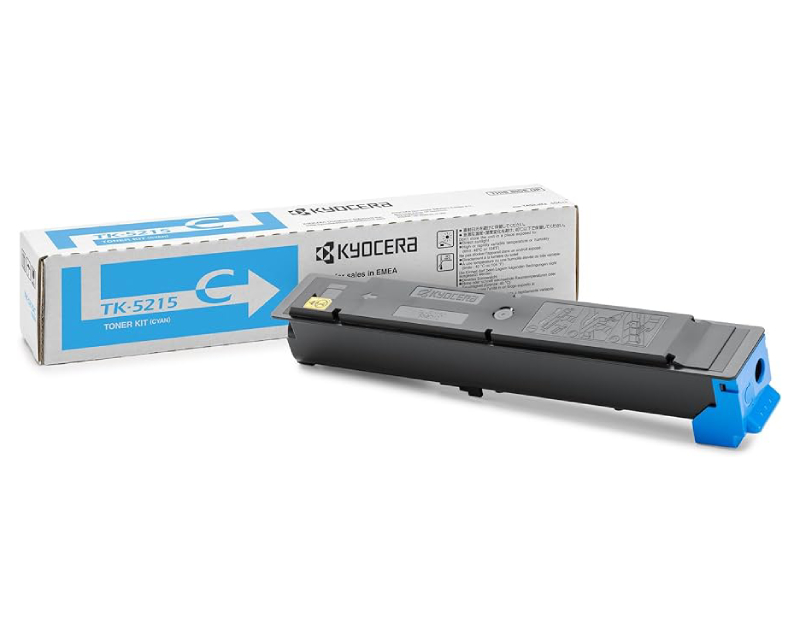 Kyocera Toner Cyan Cartridge, TK-5215C