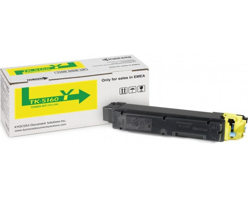 Kyocera Toner Yellow Cartridge, TK-5160Y