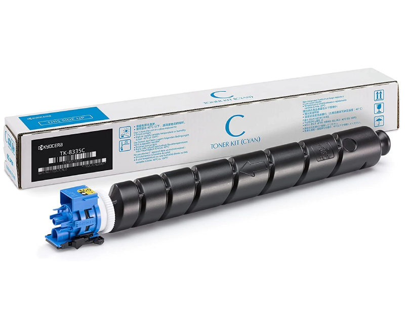 Kyocera Toner Cyan Cartridge, TK-8335C cyan toner