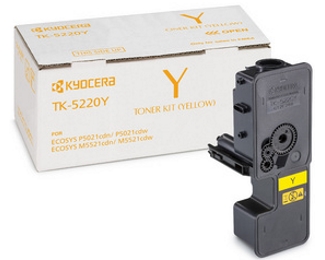 Kyocera Toner Yellow Cartridge, TK-5220Y