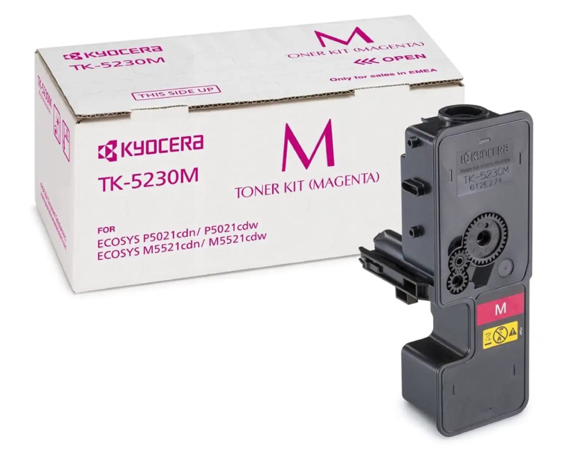 Kyocera Toner Magenta Cartridge, TK-5230M