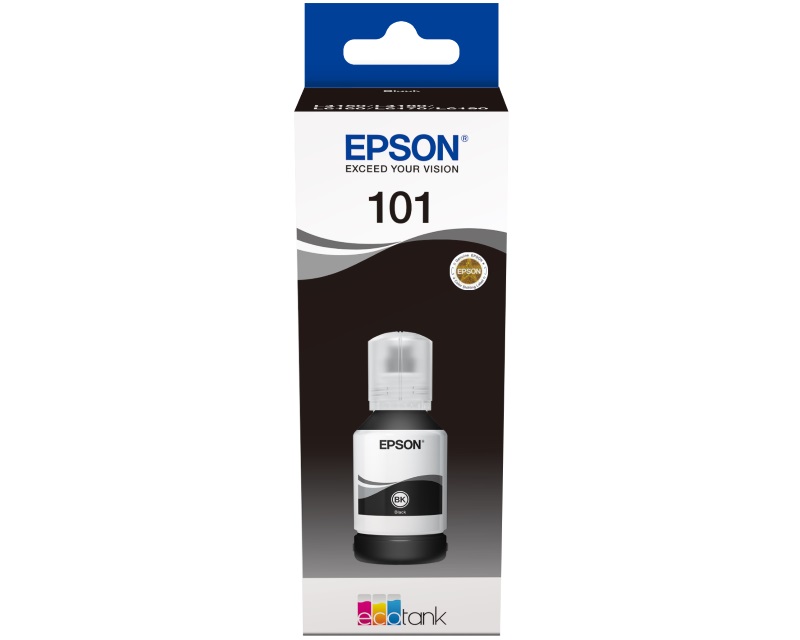 EPSON 101 EcoTank Black ink bottle, C13T03V14A