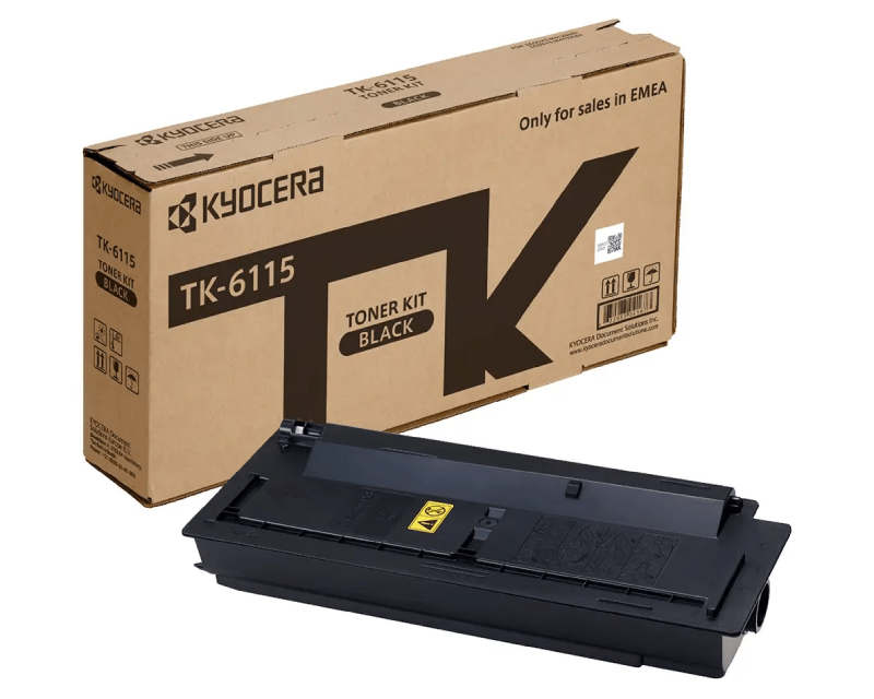 Kyocera Toner Black Cartridge, TK-6115