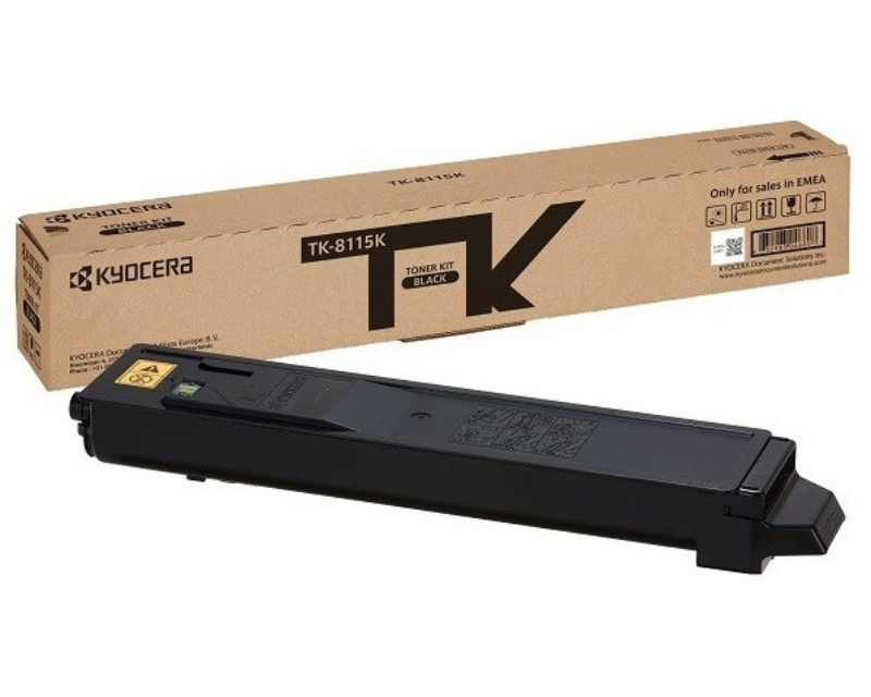 Kyocera Toner Black Cartridge, TK-8115K