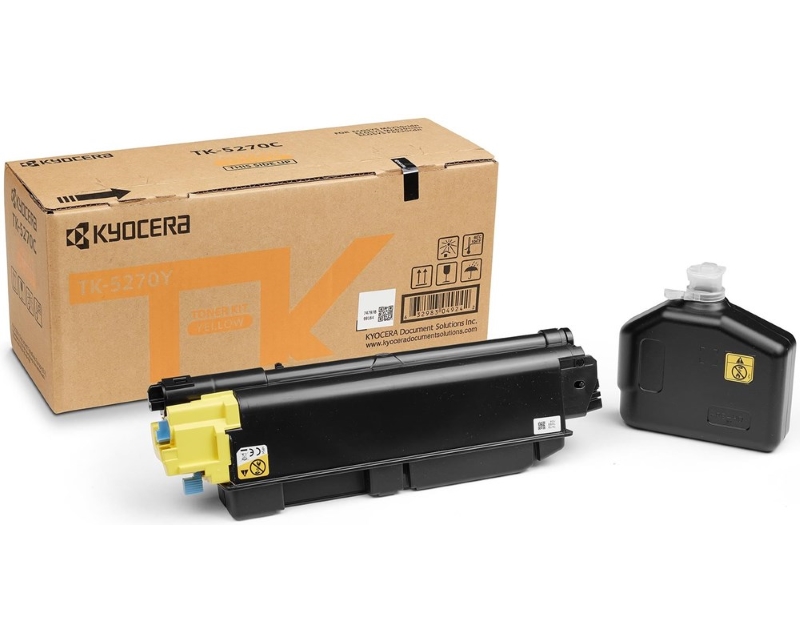 Kyocera Toner Yellow Cartridge, TK-5270Y