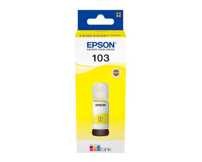 EPSON 103 EcoTank Yellow ink bottle, C13T00S44A