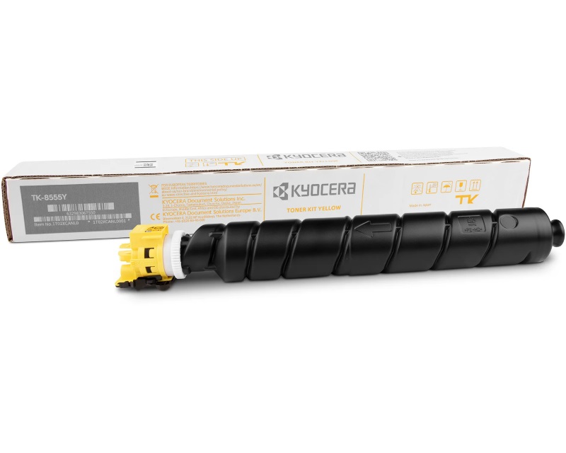 Kyocera Toner Yellow Cartridge, TK-8555Y