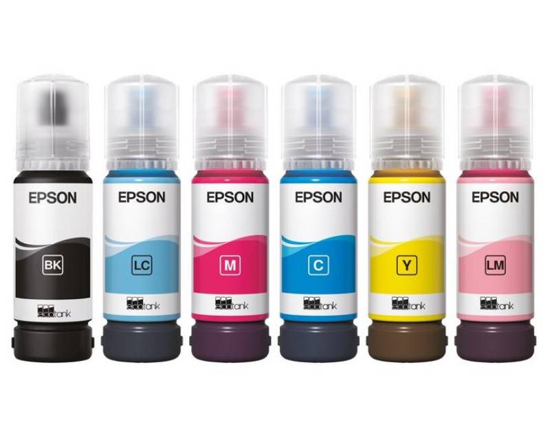 EPSON 108 EcoTank Cyan ink bottle, C13T09C24A