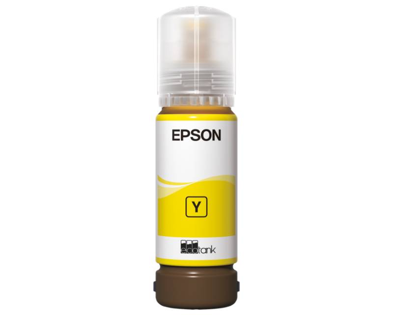 EPSON 108 EcoTank Yellow ink bottle, C13T09C44A