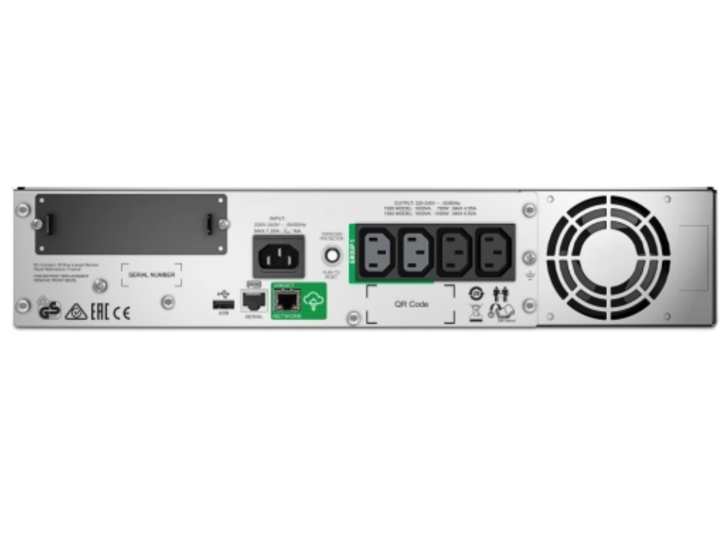 APC, UPS, Smart-UPS, 1500VA, Rack Mount, LCD, 230V, with SmartConnect Port , SMT1500RMI2UC