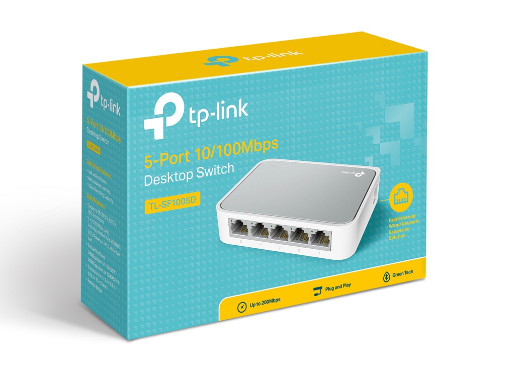 TP-Link Switch TP-LINK TL-SF1005D 5x RJ45/10/100Mbps/plasticno kuciste