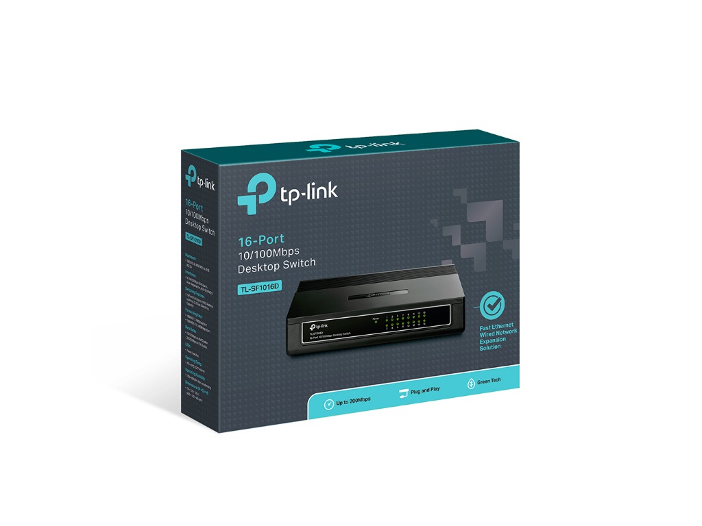 TP-Link Switch TP-LINK TL-SF1016D 16x RJ45/10/100Mbps/plasticno kuciste