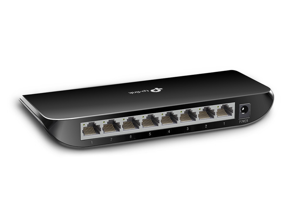 TP-Link Switch TP-LINK TL-SG1008D Gigabit/8x RJ45/10/100/1000Mbps/plasticno kuciste