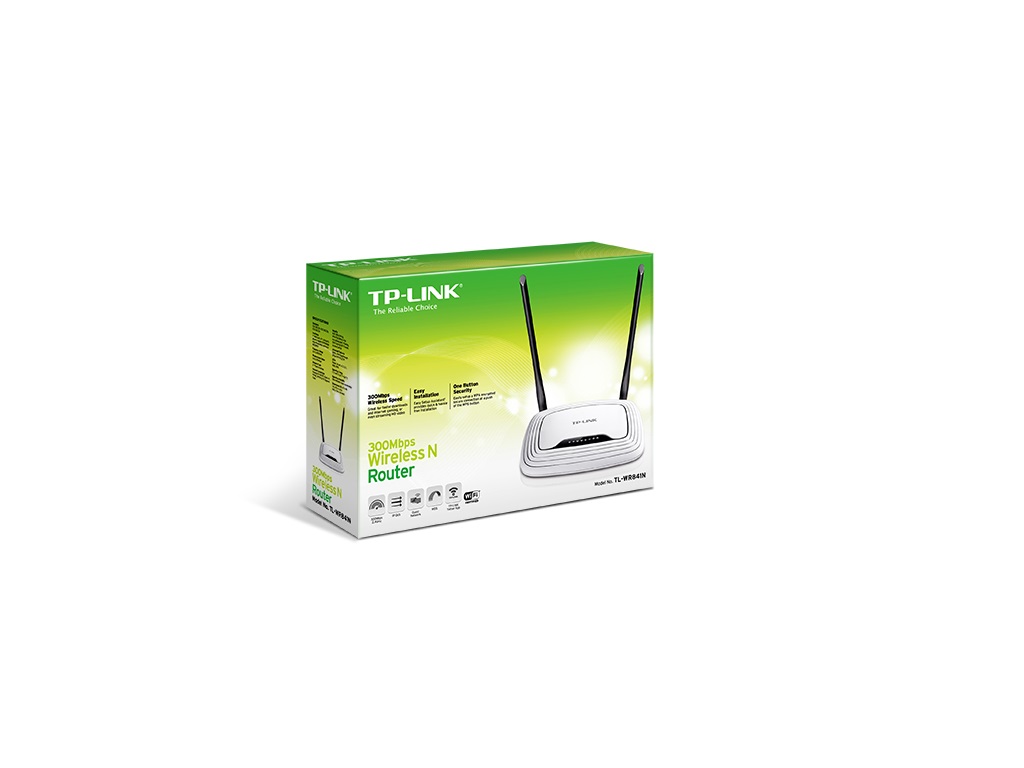 TP-Link Bežični ruter TP-LINK TL-WR841N Wi-Fi/N300/300Mbps/1xWAN 4xLAN/2 antene