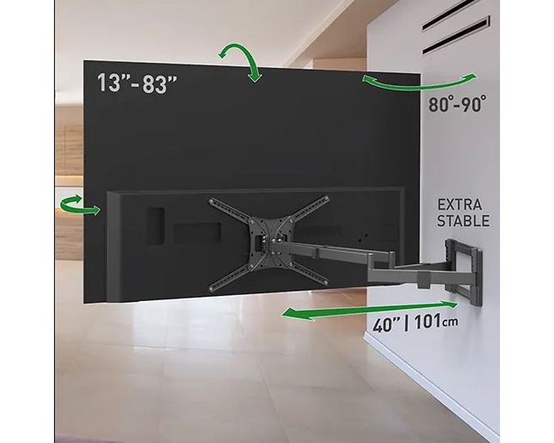 BARKAN BM464XL LCD TV zglobni zidni nosač od 13 do 83 inča
