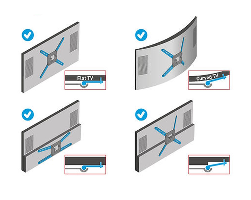 BARKAN BM443XL LCD TV zglobni zidni nosač od 13 do 83 inča