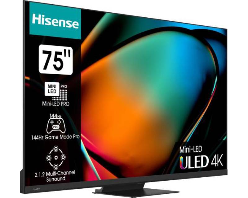 Hisense Smart TV 75", 75U8KQ