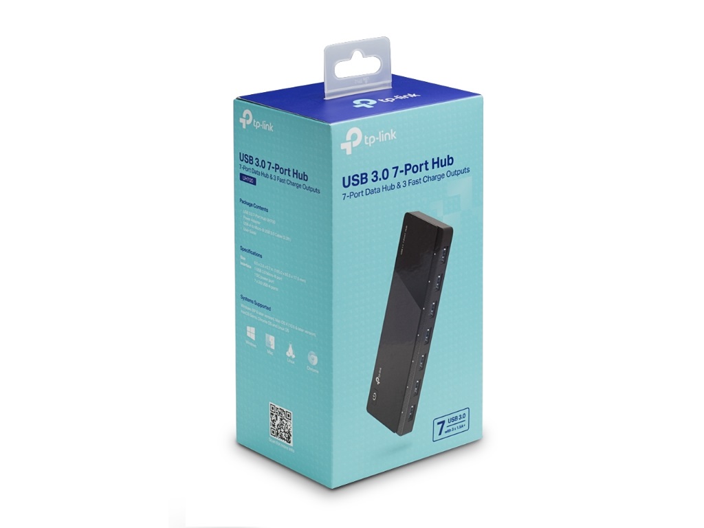 TP-Link Adapter TP-LINK UH700 prenosni HUB/7xUSB 3.0/napajanje