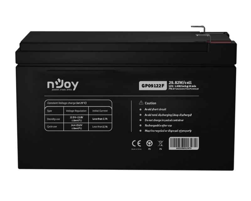 NJOY GP09122F baterija za UPS 12V 9Ah,UPS00735