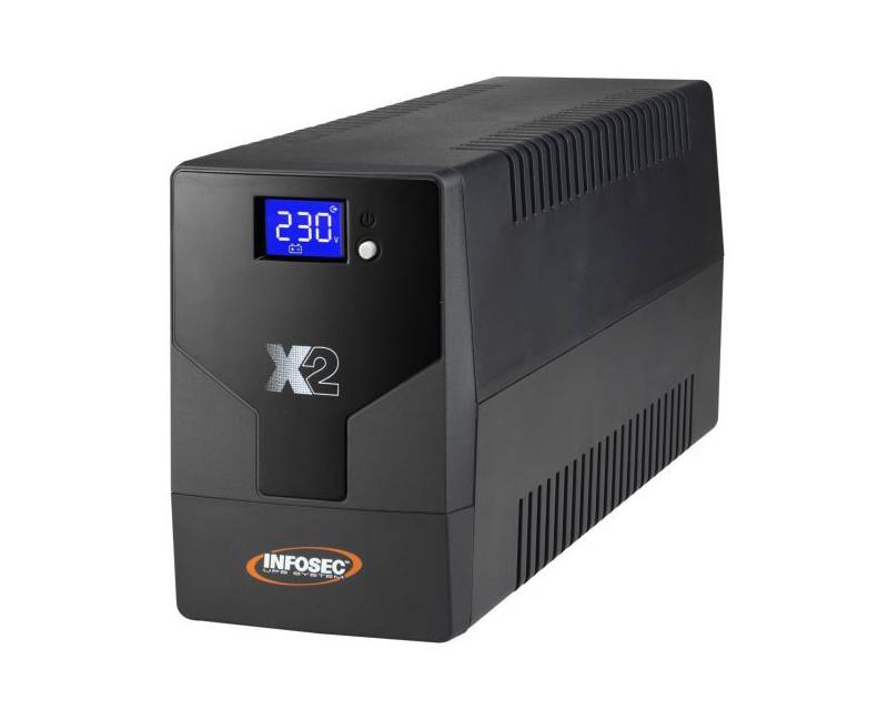 INFOSEC COMMUNICATION UPS X2 LCD TOUCH 1000 FR/SCHUKO ,3700085660003