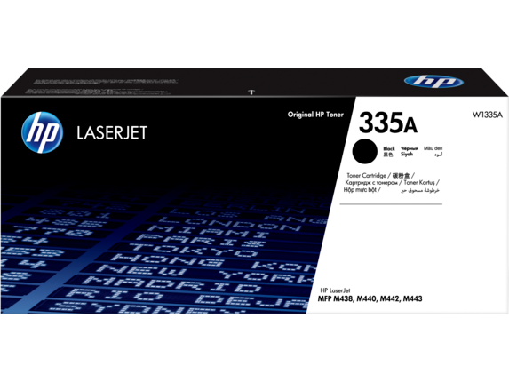 HP 335A Black Original LaserJet Toner Cartridge, W1335A