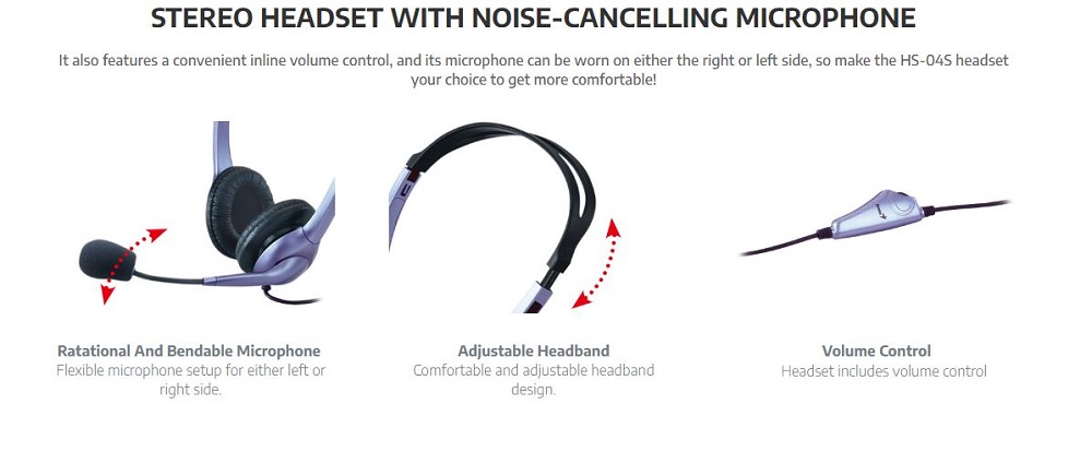 Genius HS-04S slušalice sa mikrofonom