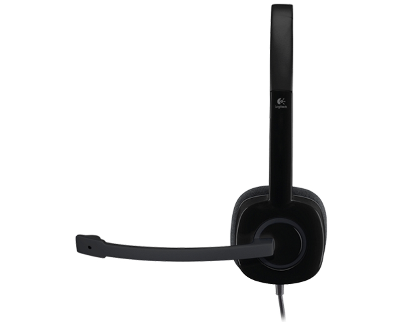 Logitech H151 Stereo Headset single jack slušalice sa mikrofonom crne