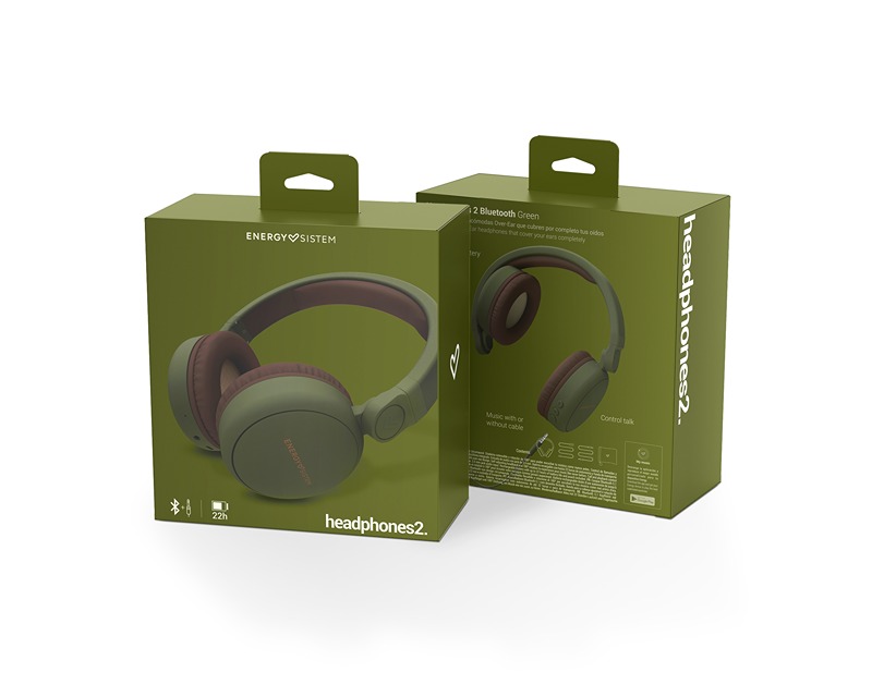 ENERGY SISTEM Headphones 2 Bluetooth Green slušalice zelene