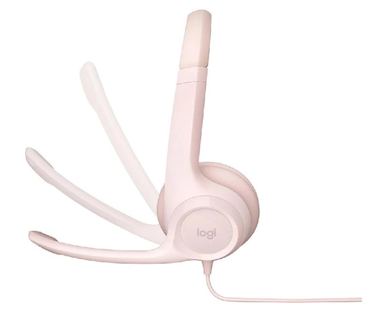 Logitech H390 Stereo Headset slušalice sa mikrofonom roze