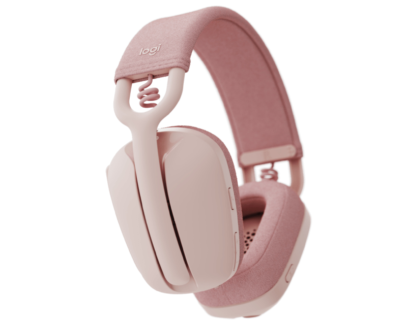 Logitech Zone Vibe100 Wireless Headset slušalice sa mikrofonom roze