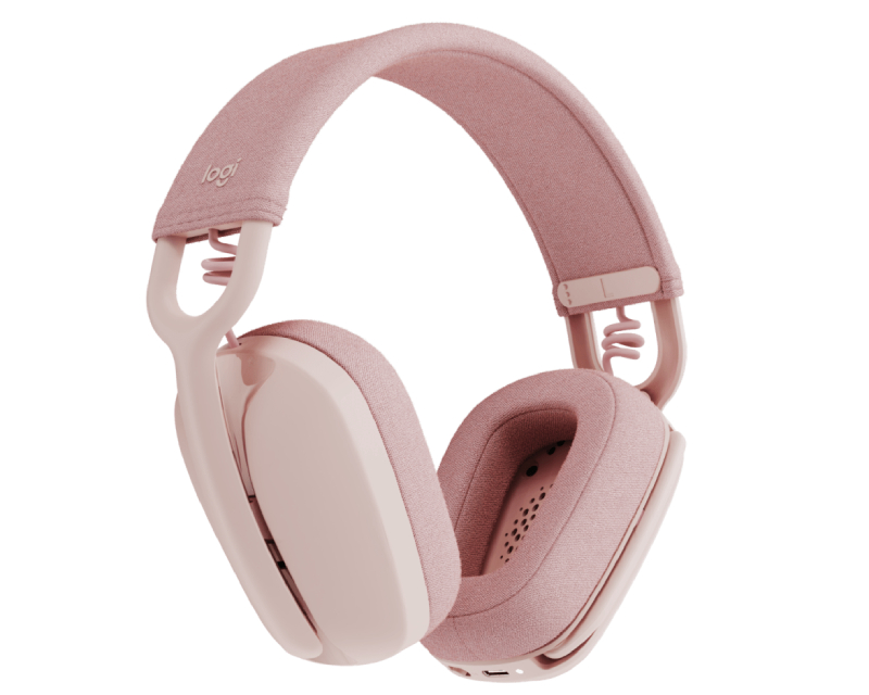 Logitech Zone Vibe100 Wireless Headset slušalice sa mikrofonom roze