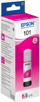 EPSON 101 EcoTank Magenta ink bottle, C13T03V34A