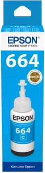 EPSON T6642 CYAN INK BOTTLE, C13T66424A