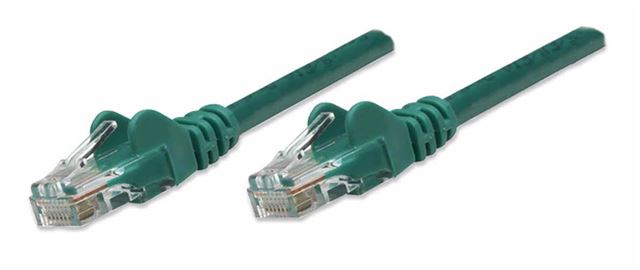 Intellinet Kabl Intellinet Patch, Cat6 compatible, U/UTP, 1m, zeleni 342476