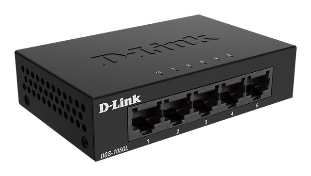 D-Link D-Link 5-port Gigabit neupravljiv metal switch DGS-105GL/E