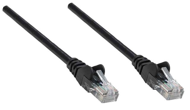 Intellinet Kabl Intellinet Patch, Cat6, certified, 7.5m, crni