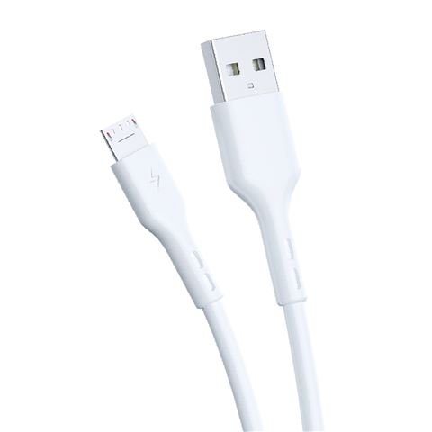 MS KABL MS 2.4A USB-A 2.0-> microUSB, 2m, beli