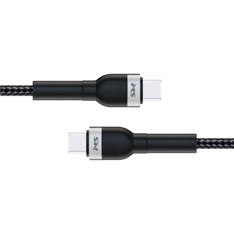 MS KABL MS USB-C -> USB-C, 1m, crni