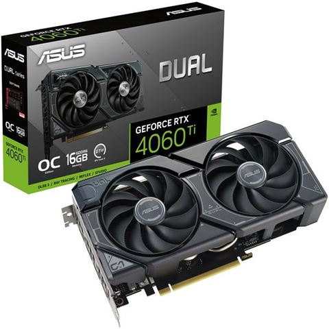 ASUS Dual GeForce RTX™ 4060 Ti OC Edition 16GB, grafička kartica