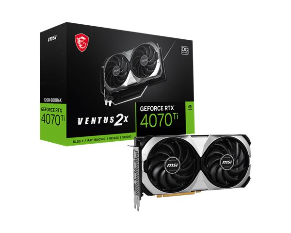 MSI RTX 4070 TI VENTUS 2X 12GB OC, grafička kartica