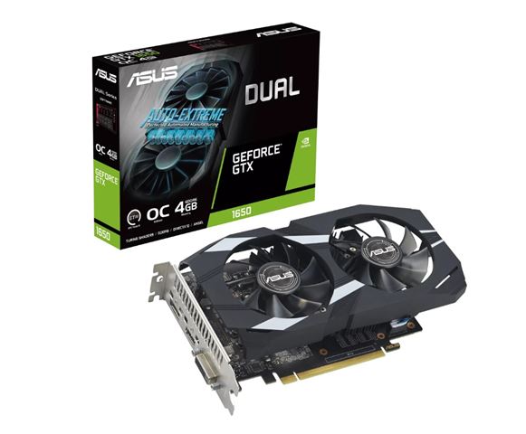 ASUS DUAL GTX1650 O4GD6 P-EVO 4GB, grafička kartica