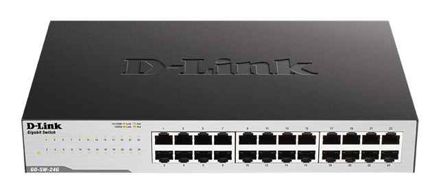 D-Link D-Link 24‑Port Gigabit neupravljiv switch GO-SW-24G/E