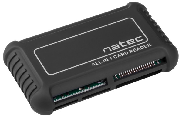 Natec BEETLE All-in-One Card reader, USB2.0, xD/T-Flash/SDXC/SDHC/SD/Ms/MMC/microSD/M2/CF,NCZ-0206