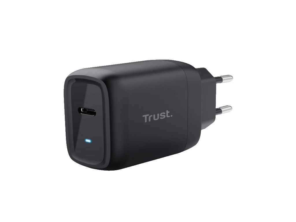 Trust Punjač TRUST Maxo 45W/USB-C/laptop/smartphone/tablet/2m USB-C kabel/crna