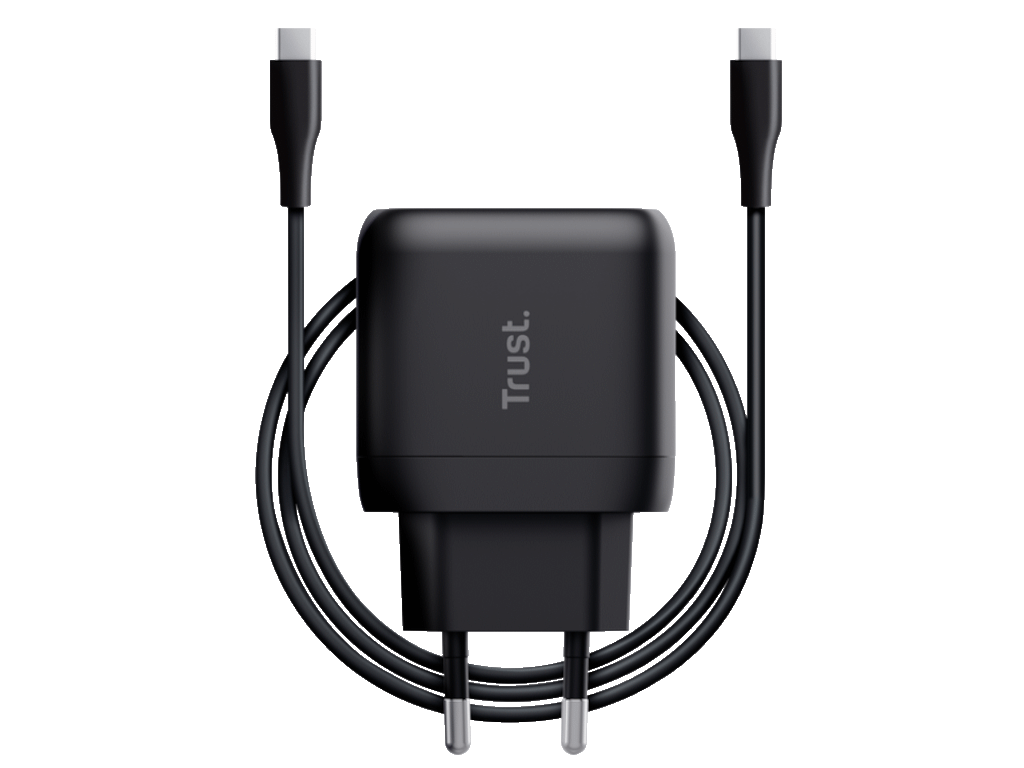 Trust Punjač TRUST Maxo 45W/USB-C/laptop/smartphone/tablet/2m USB-C kabel/crna