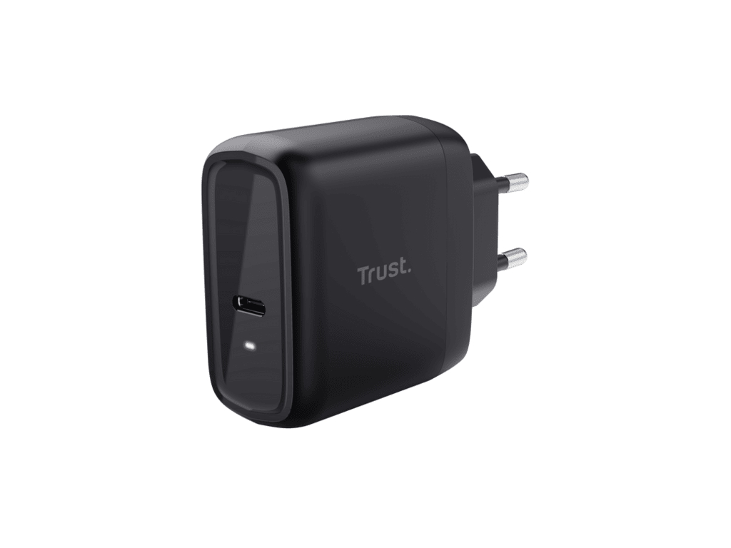 Trust Punjač TRUST Maxo 65W/USB-C/laptop/smartphone/tablet/2m USB-C kabel/crna