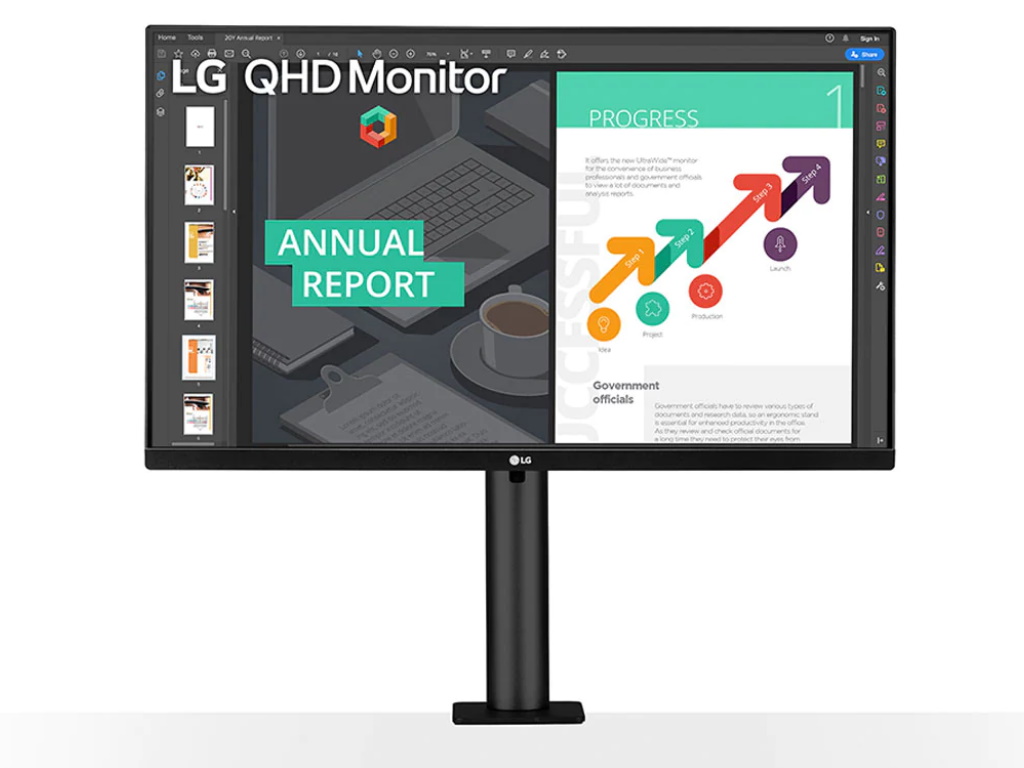 LG Monitor 27" Ergo 27QN880P-B