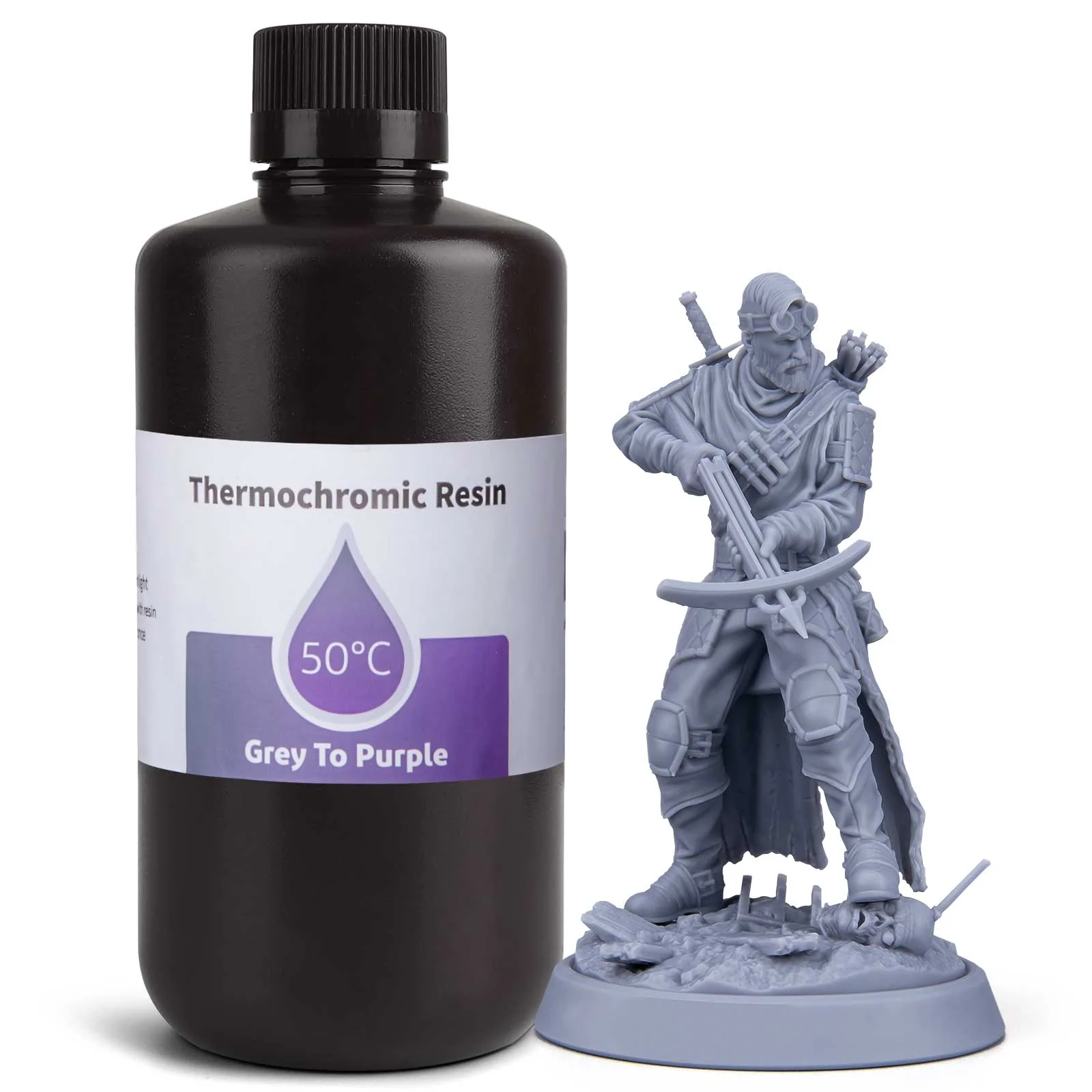 Elegoo Thermochromic Resin 1000g Siva/Ljubičasta