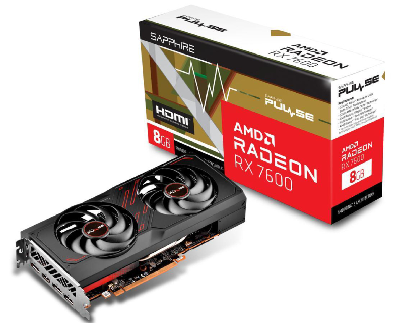 Sapphire AMD Radeon RX 7600 GAMING  8GB, grafička karta
